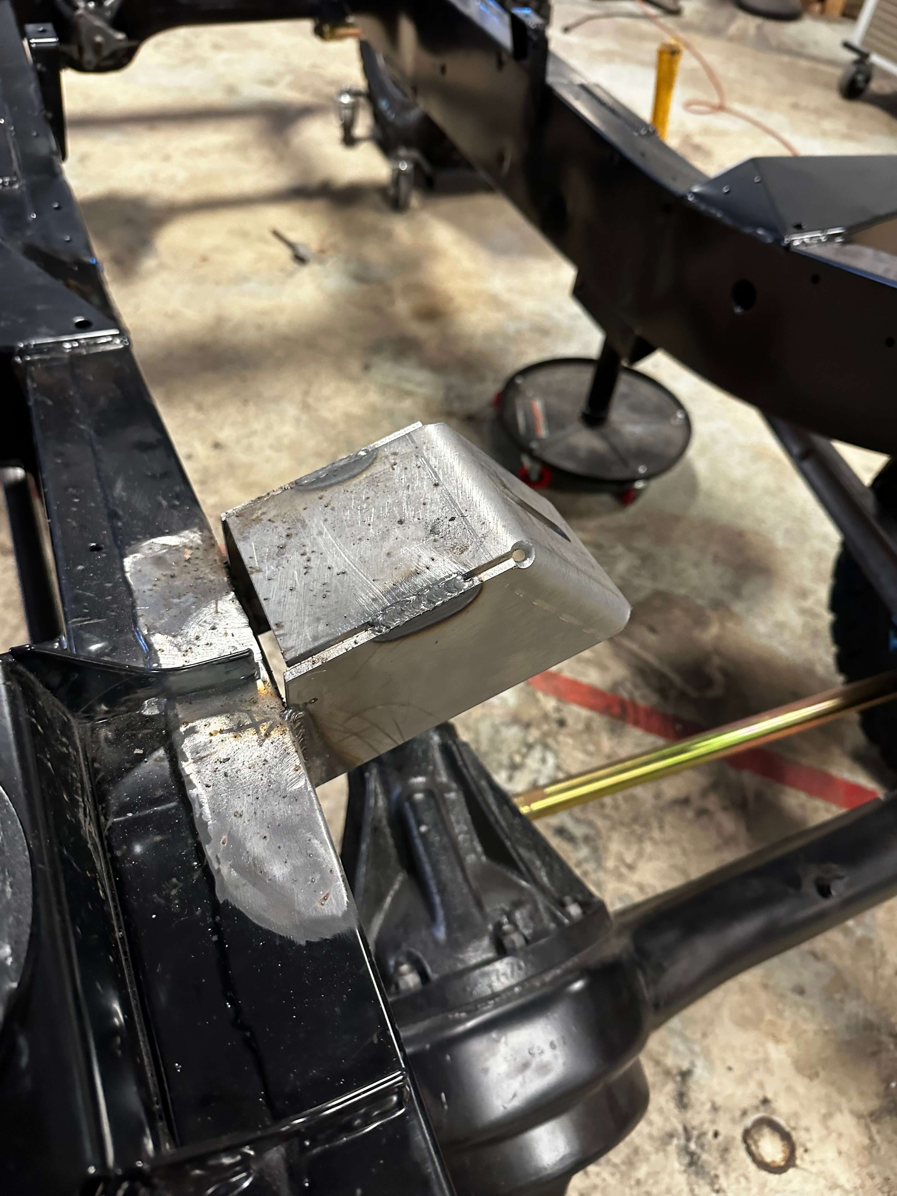 Custom metal fabrication welding project