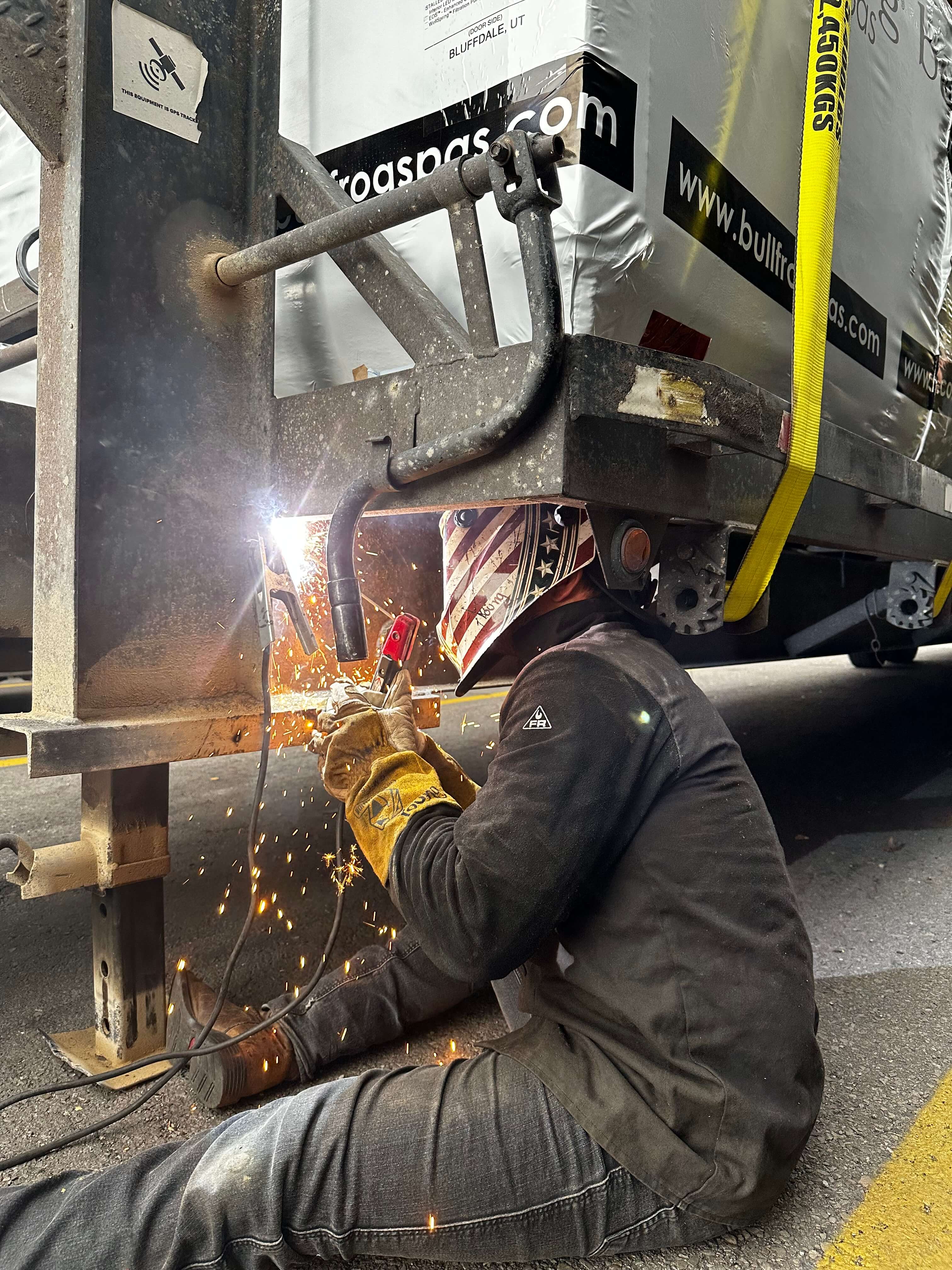 Trailer welding repair project