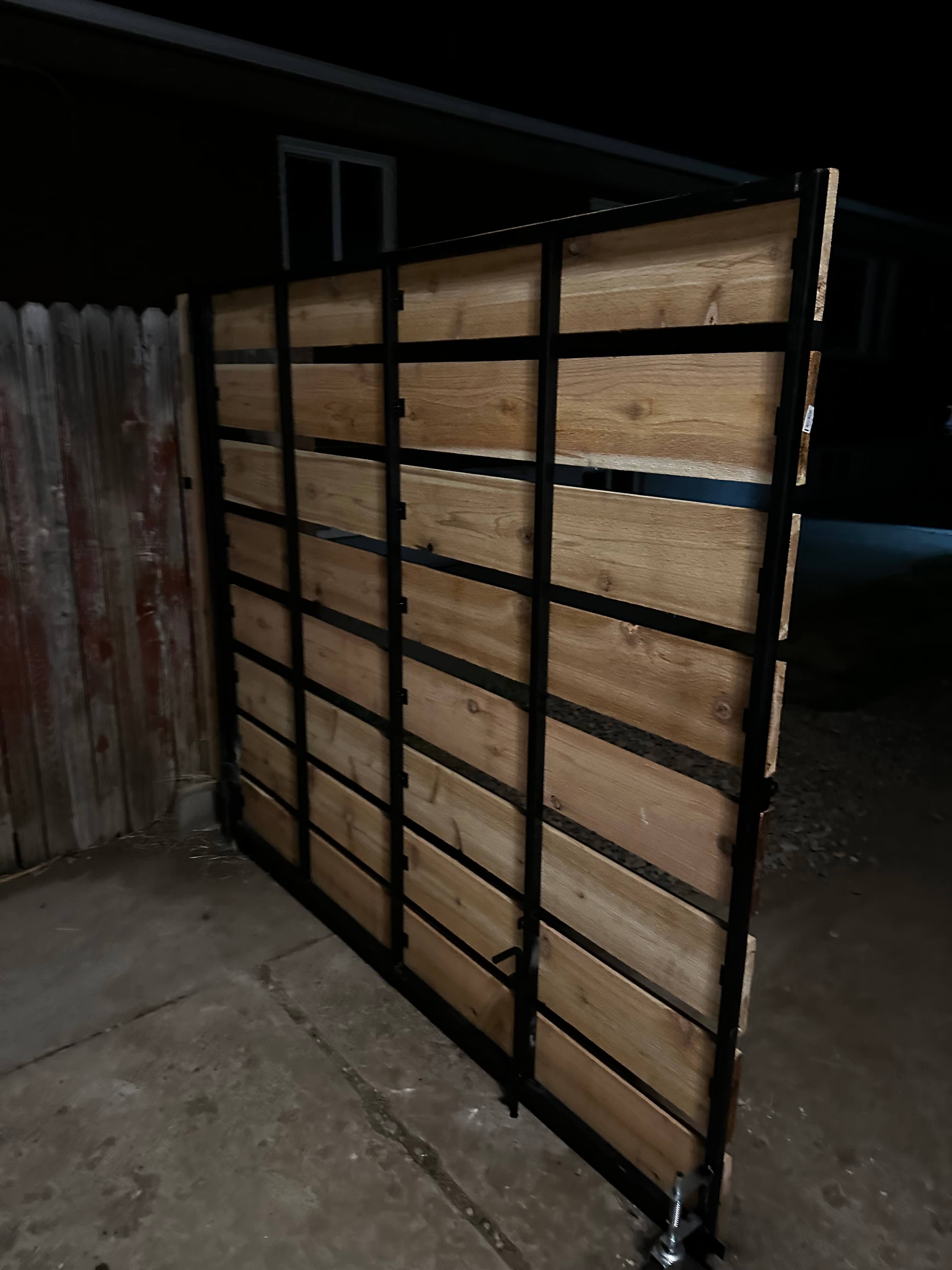 Custom Metal Gate - Mobile welding project in Northern Utah